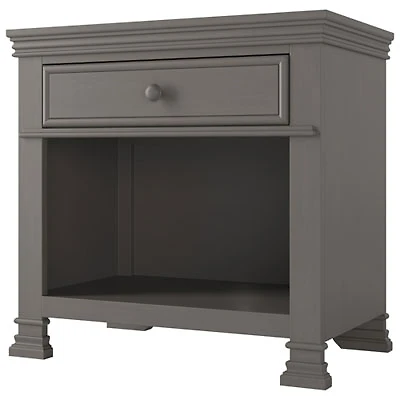 Westgate Traditional 1-Drawer Kids Nightstands - Chelsea Grey