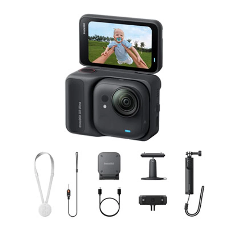 Insta360 Go Ultra Waterproof 4k 360° Sports Camera Creator Bundle