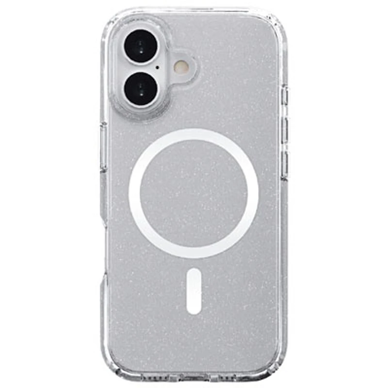 TUFF8 Glitz Fitted Hard Shell Case with MagSafe for iPhone 17 - Glitter/Clear