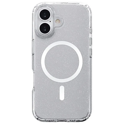 TUFF8 Glitz Fitted Hard Shell Case with MagSafe for iPhone 17 - Glitter/Clear