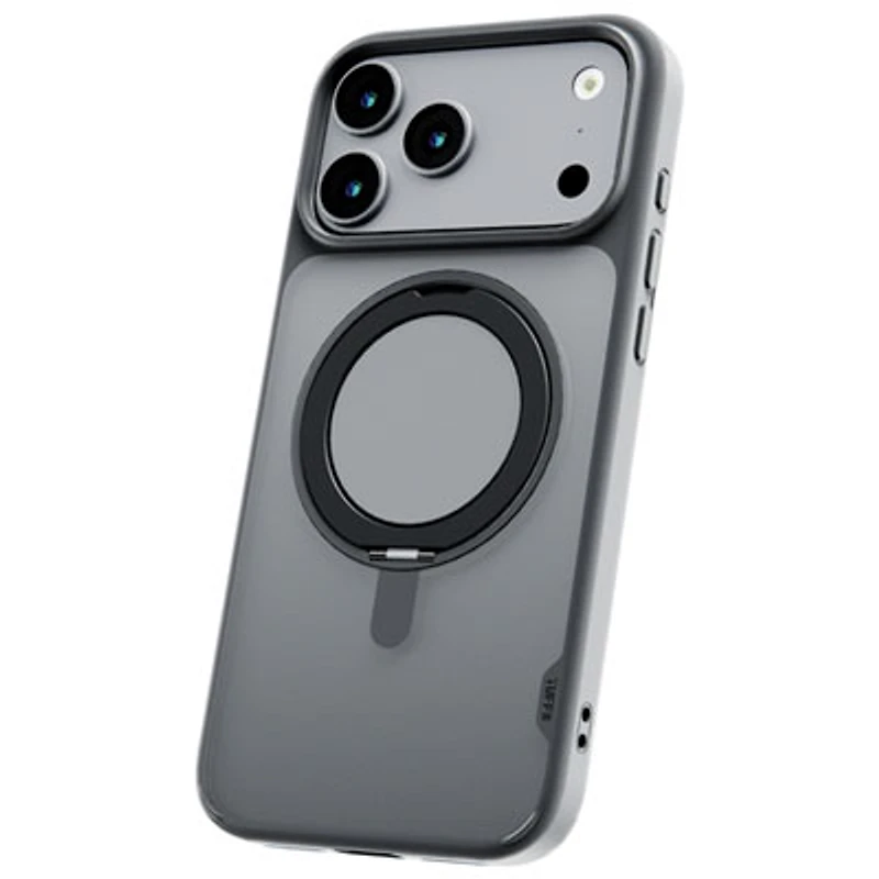 TUFF8 Glide 360 Fitted Hard Shell Case with MagSafe for iPhone 17 Pro Max - Smoke Black