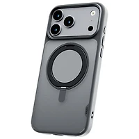 TUFF8 Glide 360 Fitted Hard Shell Case with MagSafe for iPhone 17 Pro Max - Smoke Black