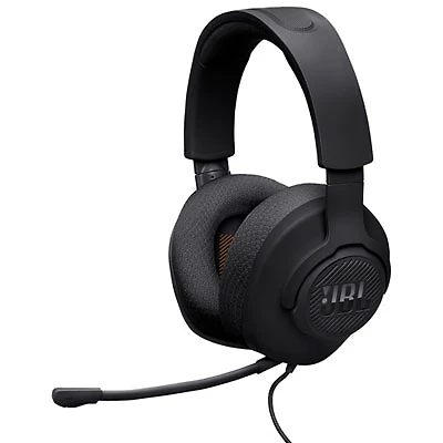 JBL Quantum 100 M2 Wired Over-Ear Gaming Headset - Black