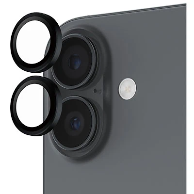 PanzerGlass Hoops Black Metal Camera Lens Protector for iPhone 17