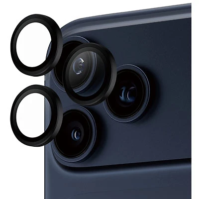 PanzerGlass Hoops Black Metal Camera Lens Protector for iPhone 17 Pro / 17 Pro Max