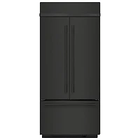 Kitchenaid 36" 20.8 Cu. Ft. Built-in French Door Refrigerator (KBFN536SBE) - Black Ore