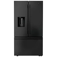 Kitchenaid 36" 30 Cu. Ft. French Door Refrigerator with Water Dispenser (KRFF436SBE) - Black