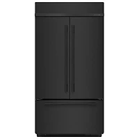 Kitchenaid 42" 24.2 Cu. Ft. Built-in French Door Refrigerator (KBFN542SBE) - Black Ore