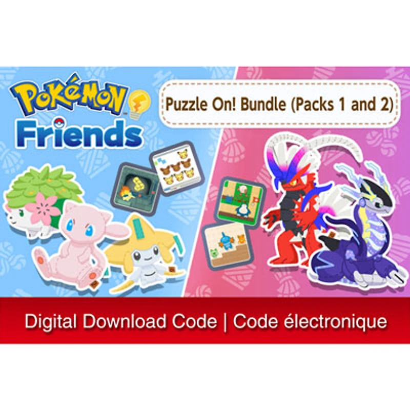 Pokemon Friends Puzzle On Bundle (Packs 1 & 2) (Switch) - Digital Download