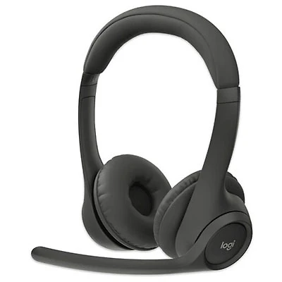 Open Box - Logitech Zone 305 On-Ear Noise Cancelling Stereo Wireless Headset with Microphone