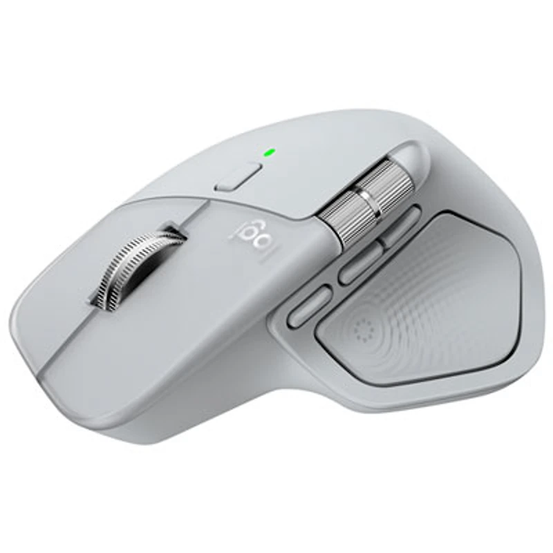Logitech MX Master 4 Bluetooth Optical Mouse - Pale Grey