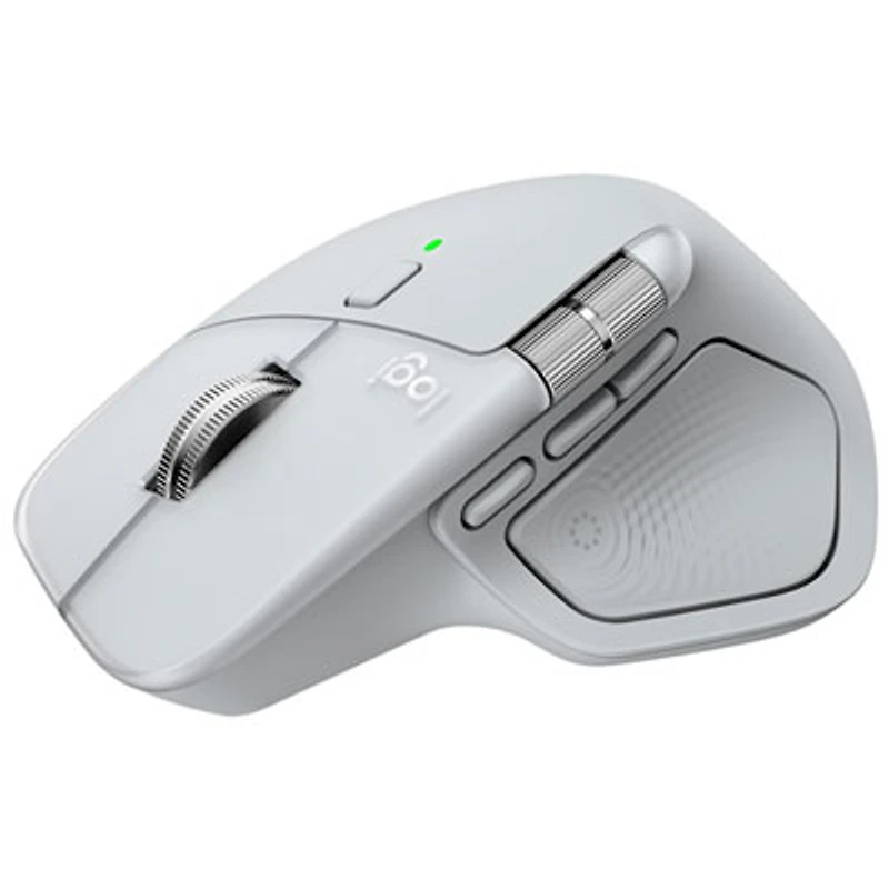 Logitech MX Master 4 Bluetooth Optical Mouse for Mac - White Silver