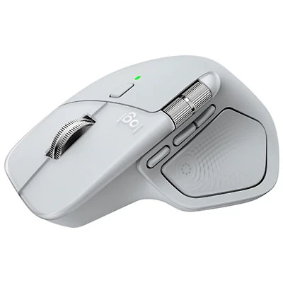 Logitech MX Master 4 Bluetooth Optical Mouse for Mac - White Silver