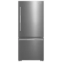 Smeg 30" 16.1 Cu. Ft. Bottom Freezer Refrigerator (BM30URXI) - Stainless Steel