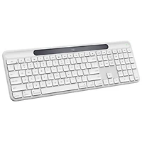 Logitech Signature Slim Solar+ Bluetooth Keyboard - Off-White - English - Only at Best Buy