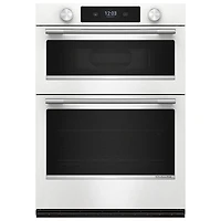 KitchenAid 30" 5 Cu. Ft. Combination True Convection Electric Wall Oven (KOEC730SWH) - White