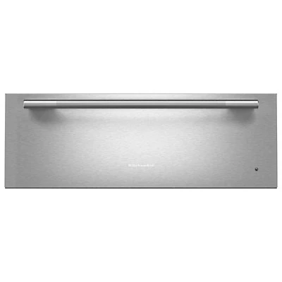 KitchenAid 30" 1.5 Cu. Ft. Electric Warming Drawer (KWES730SPS) - PrintShield Stainless