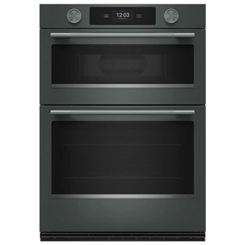 KitchenAid 30" 5 Cu. Ft. Combination True Convection Electric Wall Oven (KOEC730SJP) - Juniper