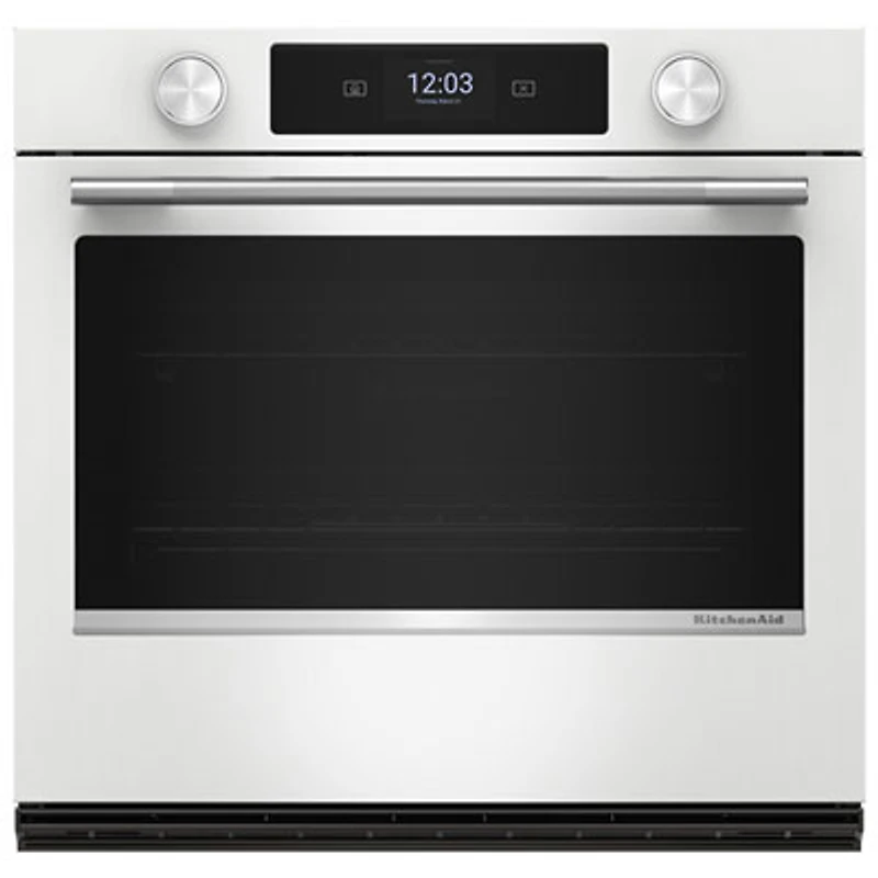 KitchenAid 30" 5.0 Cu. Ft. True Convection Electric Wall Oven (KOES730SWH) - White