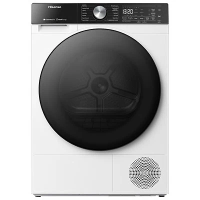 Hisense 4.5 Cu. Ft. Electric Steam Dryer (DH5S452BW) - White