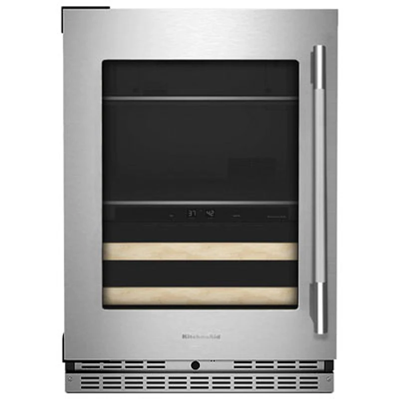 Kitchenaid 4.89 Cu. Ft. Freestanding Bar Fridge (KUBL524SPS) - PrintShield Stainless Finish