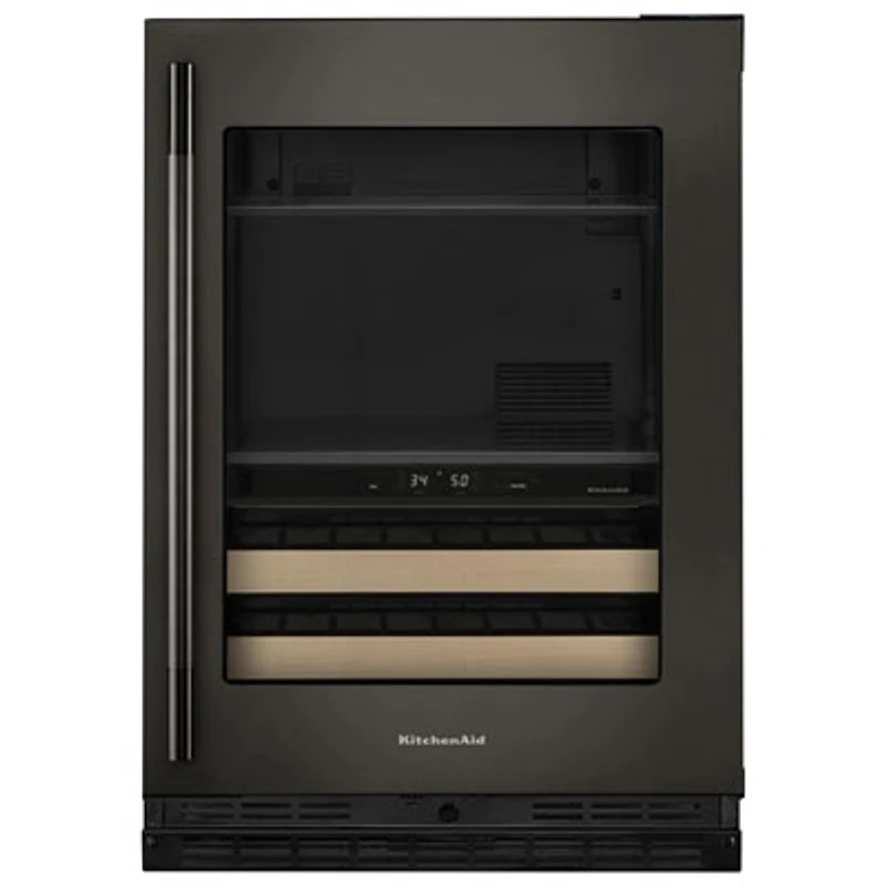 Kitchenaid 4.89 Cu. Ft. Freestanding Bar Fridge (KUBR524SBE) - Black Ore