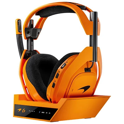 Logitech G A50X LIGHTSPEED McLaren Edition Wireless Gaming Headset with Base Station - Orange