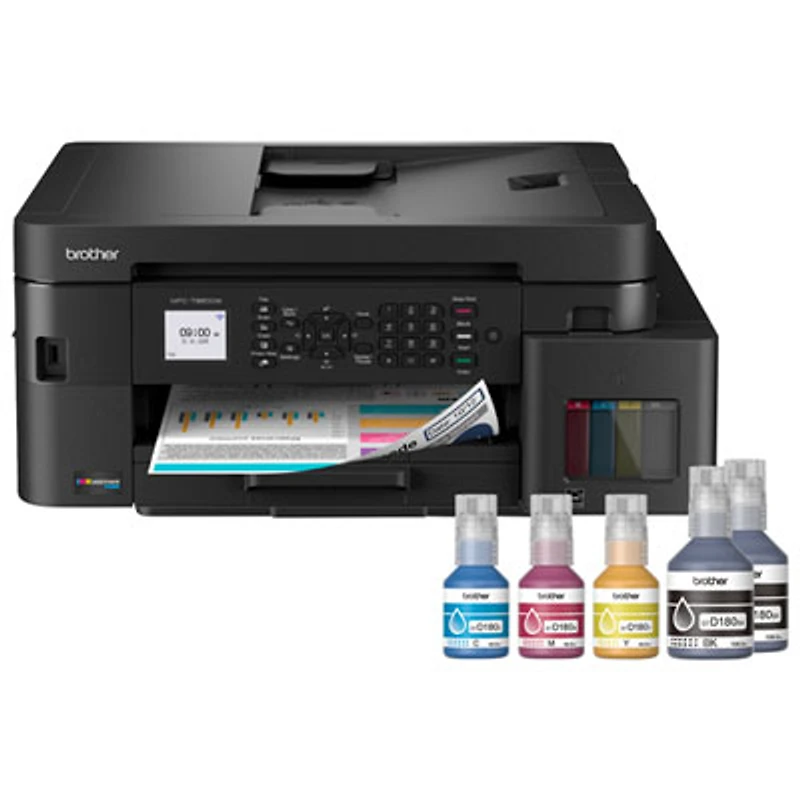 Brother MFC-T980DW Colour Wireless All-In-One Inkjet Printer with INKvestment Tank