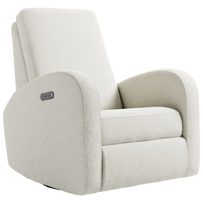 Storkcraft Santa Monica Power Recliner Swivel Glider with USB Charging Port