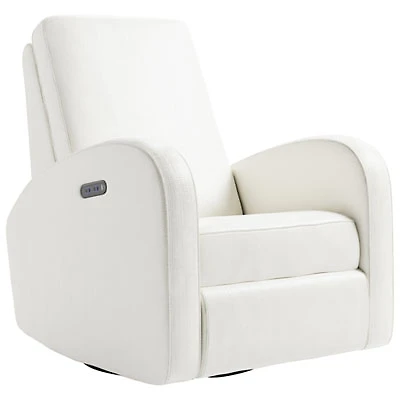 Storkcraft Santa Monica Power Recliner Swivel Glider with USB Charging Port