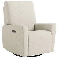 Storkcraft Santorini Deluxe Nursery Power Recliner Swivel Glider with USB Charging Port