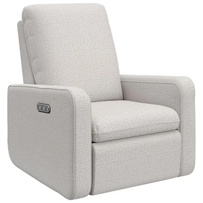Graco Teddi Power Recliner Swivel Glider with USB Charging Port - Steel Basketweave