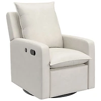 Storkcraft Timeless Recliner Glider with USB Charging Port - Ivory