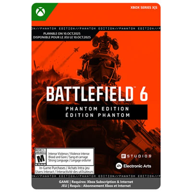 Battlefield 6 Phantom Edition (Xbox Series X|S) - Digital Download