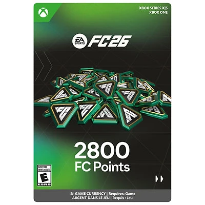 EA Sports FC 26 - 2800 FC Points (Xbox Series X|S/Xbox One) - Digital Download
