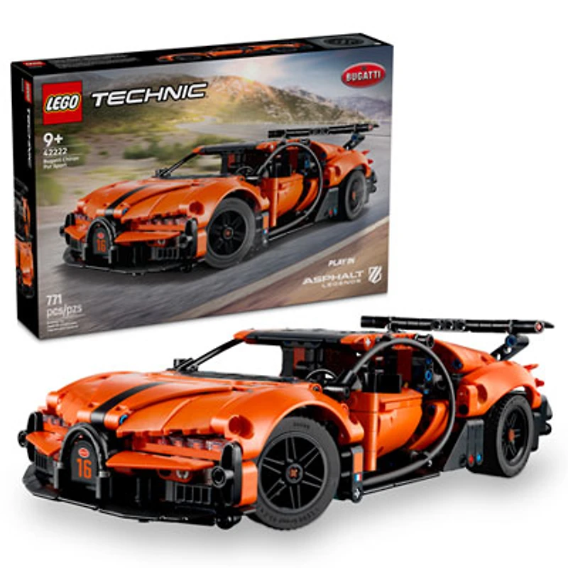 LEGO Technic: Bugatti Chiron Pur Sport Hypercar - 771 Pieces (42222)