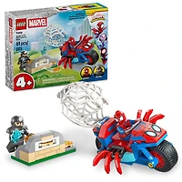 LEGO Spidey: Spidey on his Motorcycle vs. Rhino - 61 Pieces (11206)