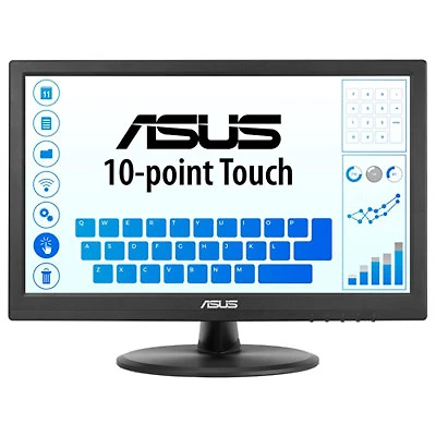 Open Box - ASUS 15.6" FHD 60Hz 5ms GTG IPS LED Monitor (VT169HE) - Black