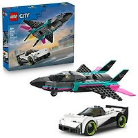 LEGO City Great Vehicles: Jet vs. Car - 259 Pieces (60489)