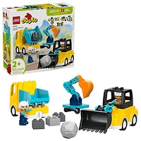 LEGO DUPLO: 3-in-1 Construction Vehicles - 22 Pieces (10475)