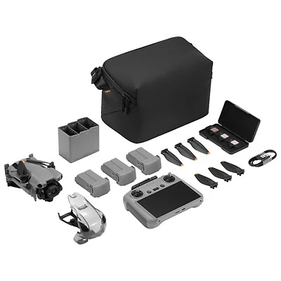 DJI Mini 5 Pro Quadcopter Drone Fly More Combo Plus with Remote Control - Grey