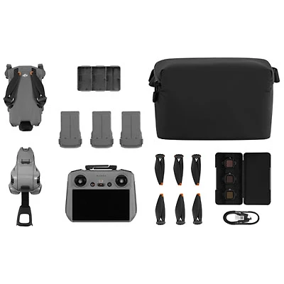 DJI Mini 5 Pro Quadcopter Drone Fly More Combo with DJI RC2 Remote Control - Grey
