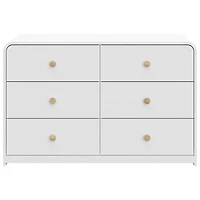 Storkcraft Santos 6-Drawer Kid Dresser - White