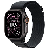 Apple Watch Ultra 3 (GPS + Cellular) 49mm Black Titanium Case with Black Alpine Loop
