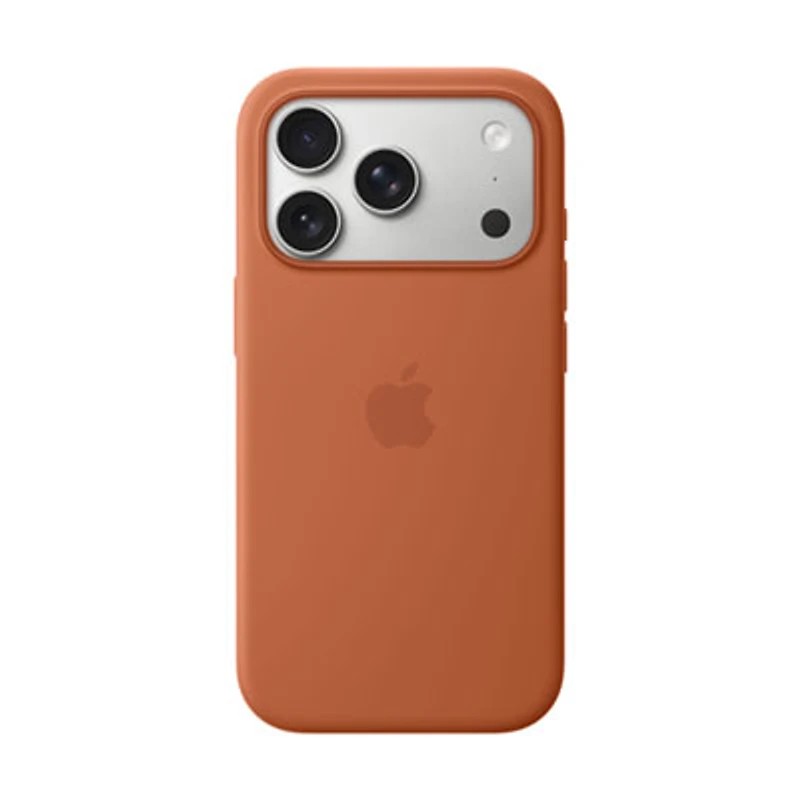 Apple Silicone Fitted Hard Shell Case with MagSafe for iPhone 17 Pro - Terra Cotta