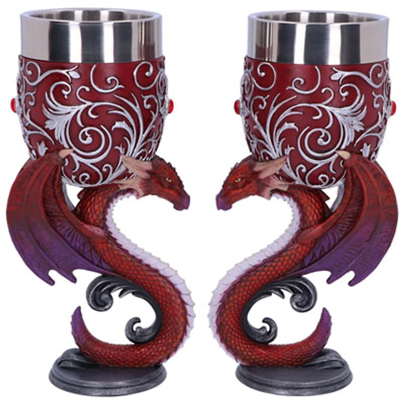 Nemesis Now Dragons Devotion Goblets - 2 Pack
