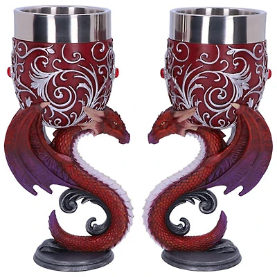 Nemesis Now Dragons Devotion Goblets - 2 Pack