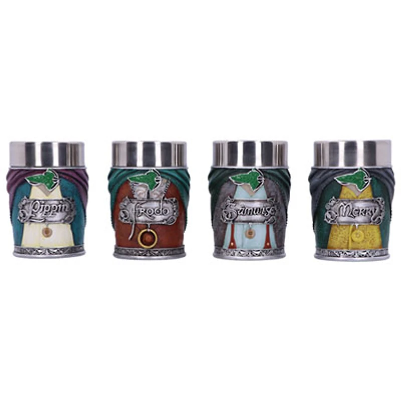 Nemesis Now Lord of the Rings Hobbit Shot Glass Set - 4 Pack