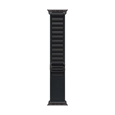 Apple Watch 49mm Alpine Loop - Black - Medium 145-190mm