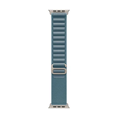 Apple Watch 49mm Alpine Loop - Light Blue/Natural - Medium 145-190mm
